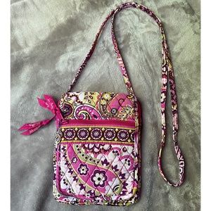 🎉Vera Bradley Mini Hipster Bag🎉, Pink/Purple